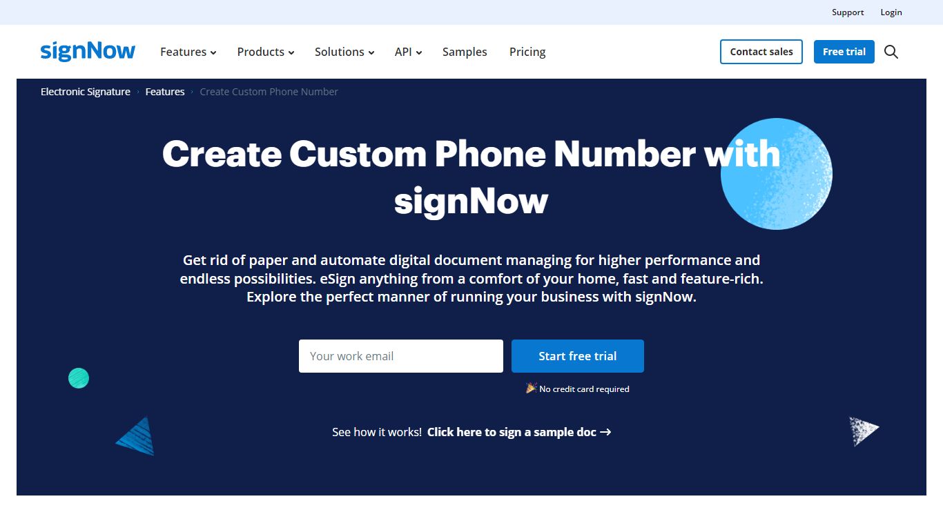 Create a Mobile Number | signNow